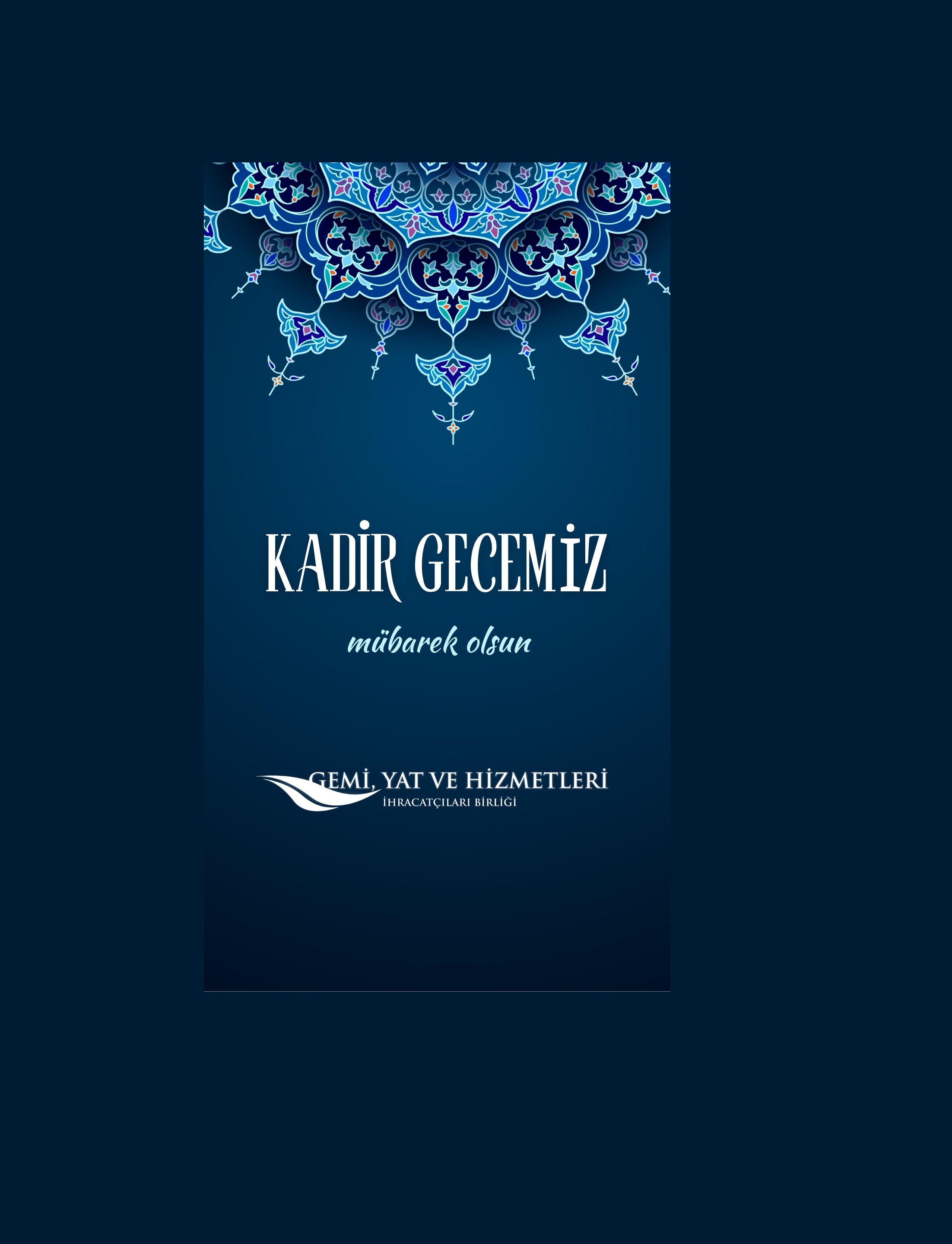 Kadir Gecemiz Mübarek Olsun